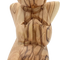 Zuluf Kneeling Angel Olive Wood Figurine from Bethlehem 3.7 Inch