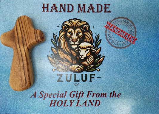 Olive Wood Comfort Cross - CRS001