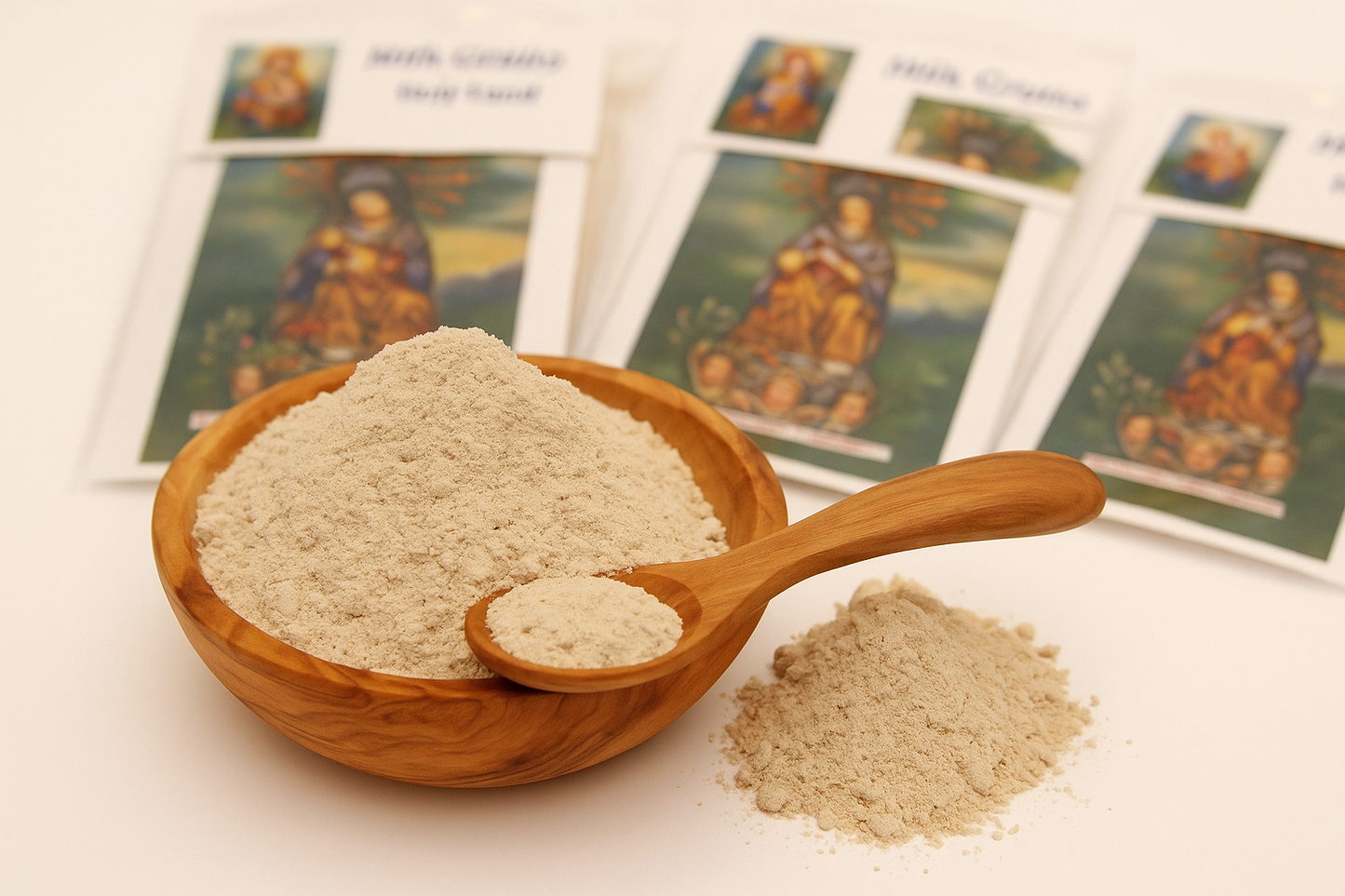 Milk Grotto Holy Land Rock Powder – 3.5" x 2.9" Fertility Blessing from Bethlehem | Virgin Mary Devotional