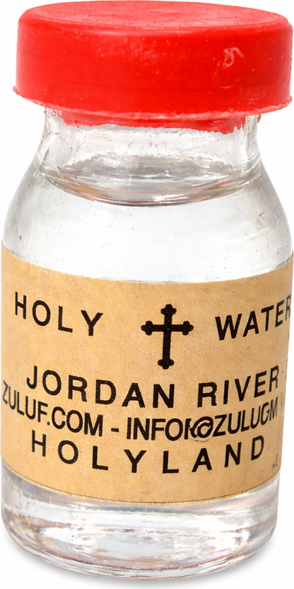 Holy Water from the Jordan River – 25g Mini Bottle | Blessed in the Holy Land | Travel Size Christian Souvenir