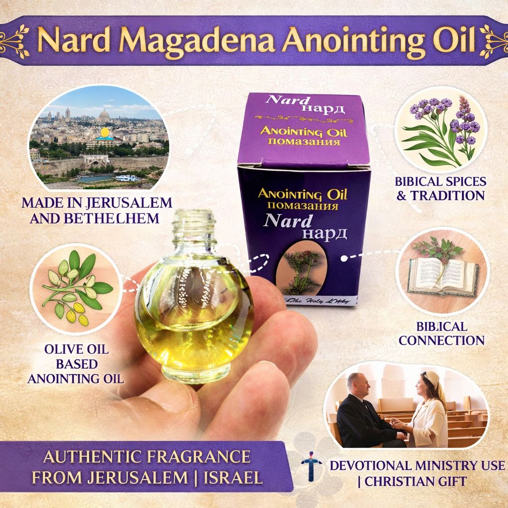 Nard Magdalena Anointing Oil for Prayer - Side View