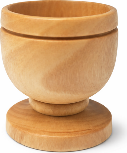 Handcrafted Olive Wood Cup from Bethlehem | Small Wooden Communion or Prayer mini Cup | Holy Land Artisan Craft | 1.57" x 1.38"