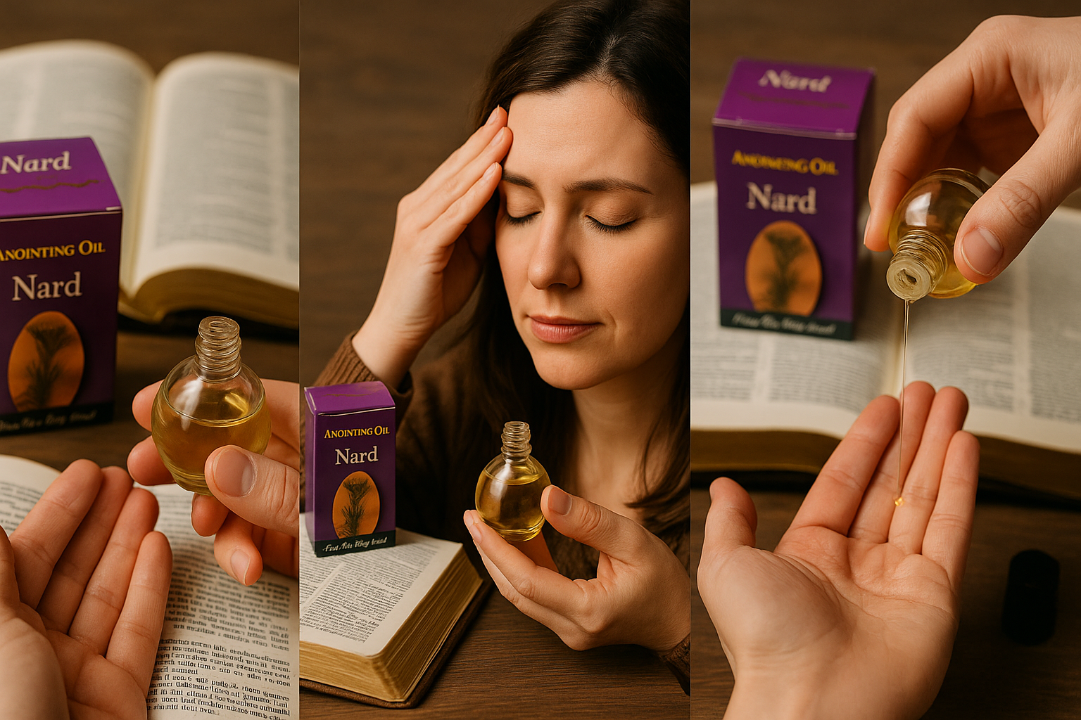Nard Magdalena Anointing Oil for Prayer - Close Up View