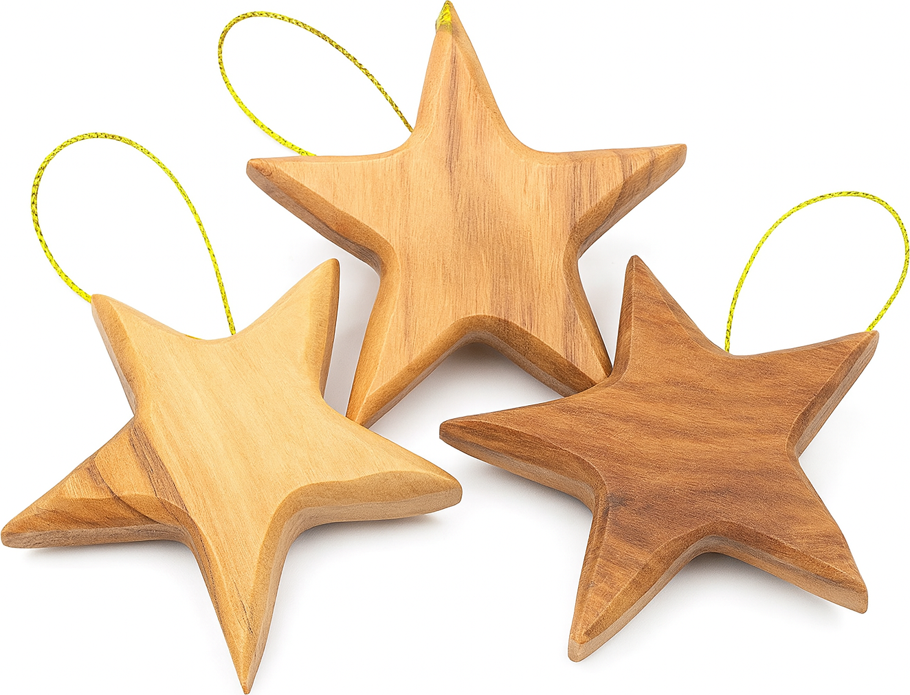 Olive Wood Bethlehem Star Ornament