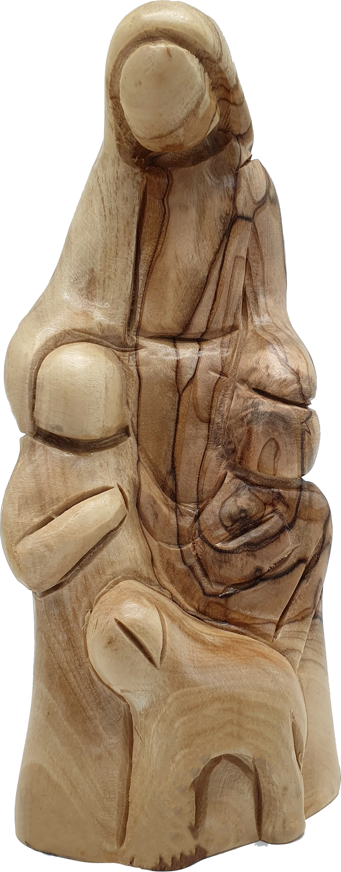 Good Shepherd Jesus Olive Wood Handcrafted Statue 