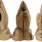 Olive Wood Praying Hands Sculpture Handcrafted in Bethlehem — 4.4 Inch