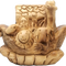 Hand-Carved Olive Wood Noah’s Ark Statue from the Holy Land — 5.6 Inch