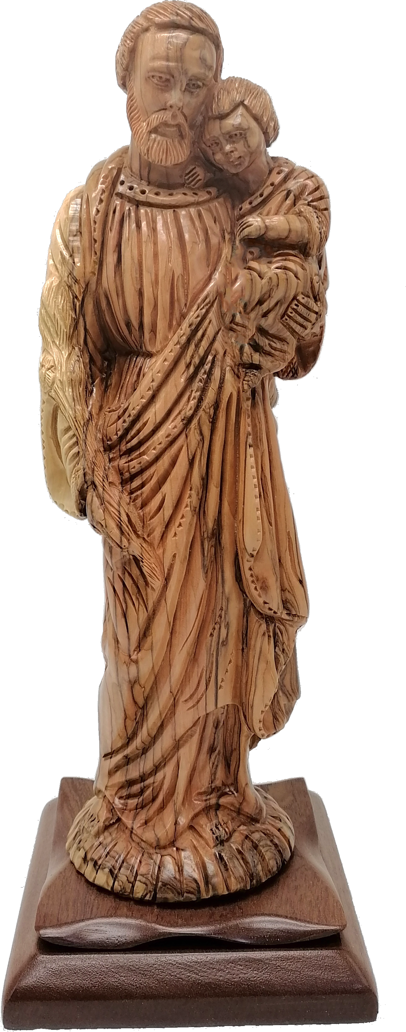 Jesus Figure Hand Carved - Olive Wood Saint | Zuluf