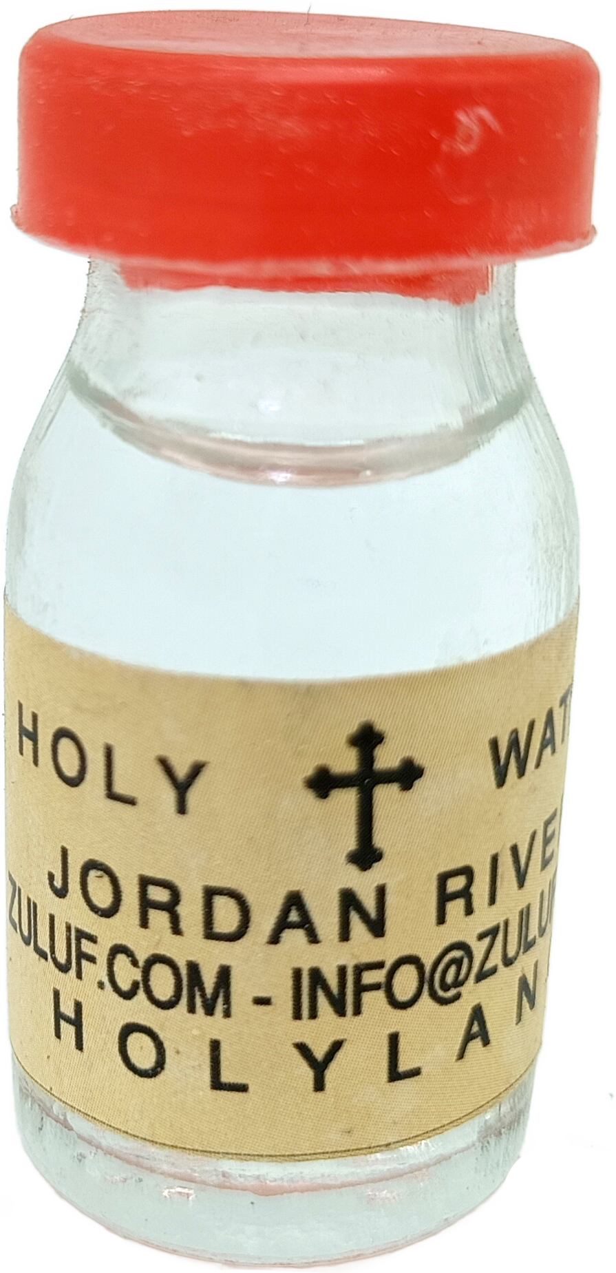 Holy Water from the Jordan River – 25g Mini Bottle | Blessed in the Holy Land | Travel Size Christian Souvenir