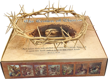 Jerusalem Authentic Handmade Crown of Thorns from the Holy Land 7.5 Inch