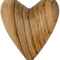Hand-Carved Olive Wood Heart 1.7" – Made in Bethlehem | Christian Wedding Keepsake
