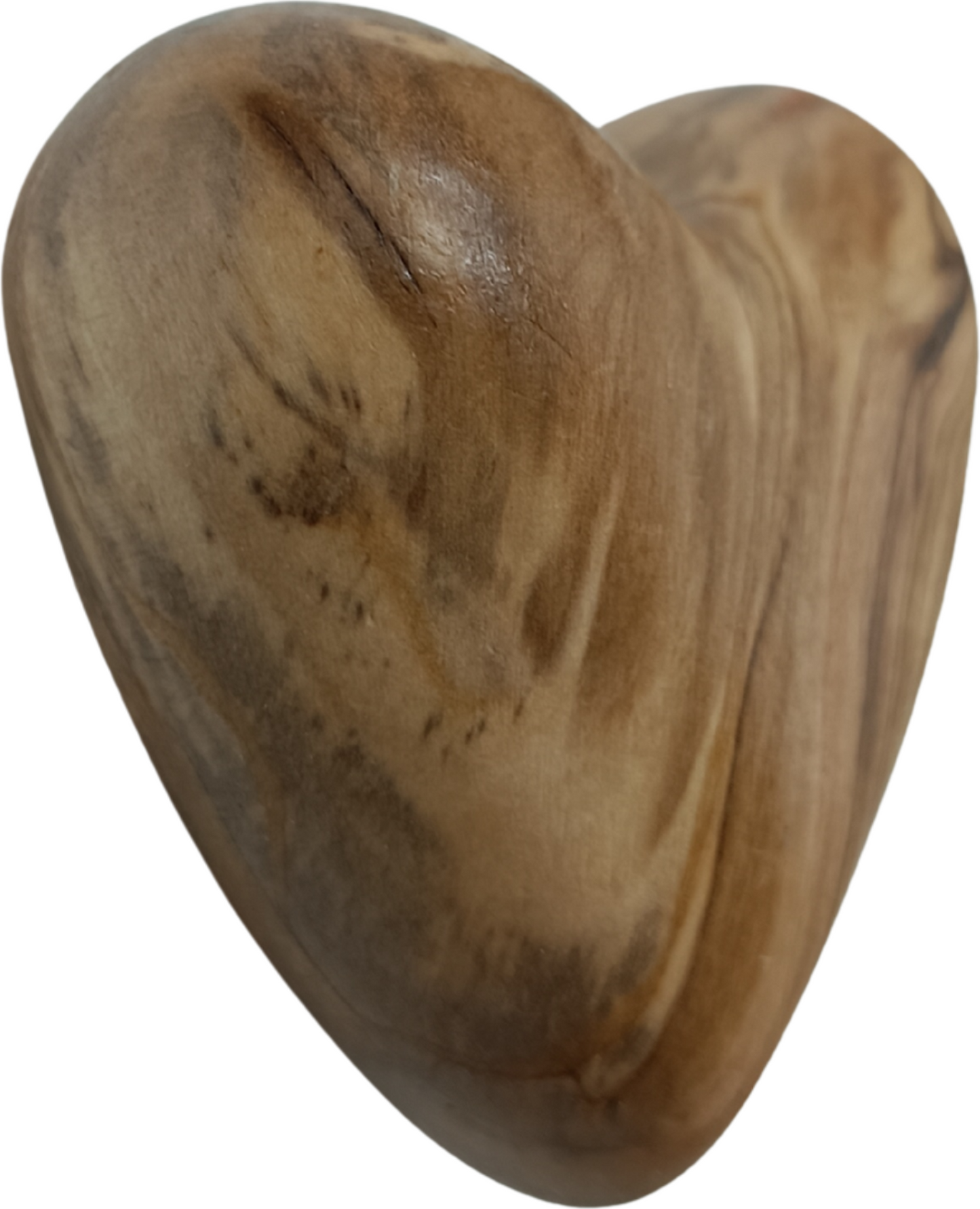 Hand-Carved Olive Wood Heart 2 inch - Made in Bethlehem | Christian Keepsake & Wedding Favor