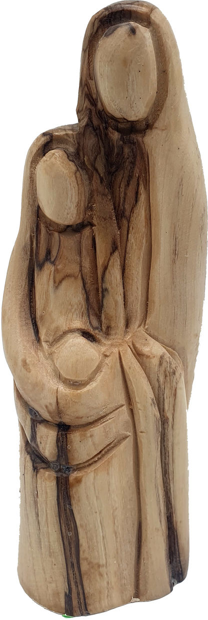Zuluf Catholic Gifts Olive Wood Nativity Scene Christmas Decor 6.3 Inch