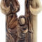 Olive Wood Nativity Scene Set Hand Carved in the Holy Land 6.3 Inch