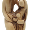 Zuluf Holy Family Figurine Handcrafted Wooden Nativity Decor 5.7 Inch