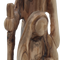 Holy Family Statue Handcrafted Olive Wood Nativity Figurine 6.9 Inch