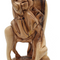 Zuluf Holy Family Statue Hand Carved Olive Wood from the Holy Land 6.9 Inch