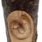 Holy Family Figurine Carved in Natural Olive Wood Branch 4.5 Inch