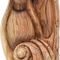 Large Olive Wood Nativity Scene Statue Holy Family Christmas Decor 15.6 Inch