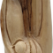 Hand-Carved Holy Family Nativity Statue with Baby Jesus 8.9 Inch
