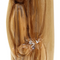 Holy Family Olive Wood Statue Hand Carved in Bethlehem 9.3 Inch