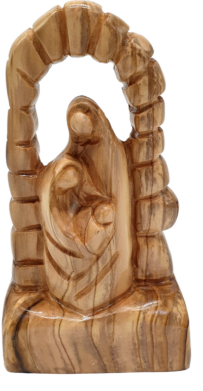 Olive Wood Nativity Scene Handcrafted in the Holy Land 6.0 Inch