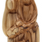 Handcrafted Olive Wood Nativity Statue Holy Family Christian Decor 4.6 Inch