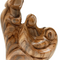 Hand-Carved Olive Wood Holy Family Sculpture 4.6 Inch