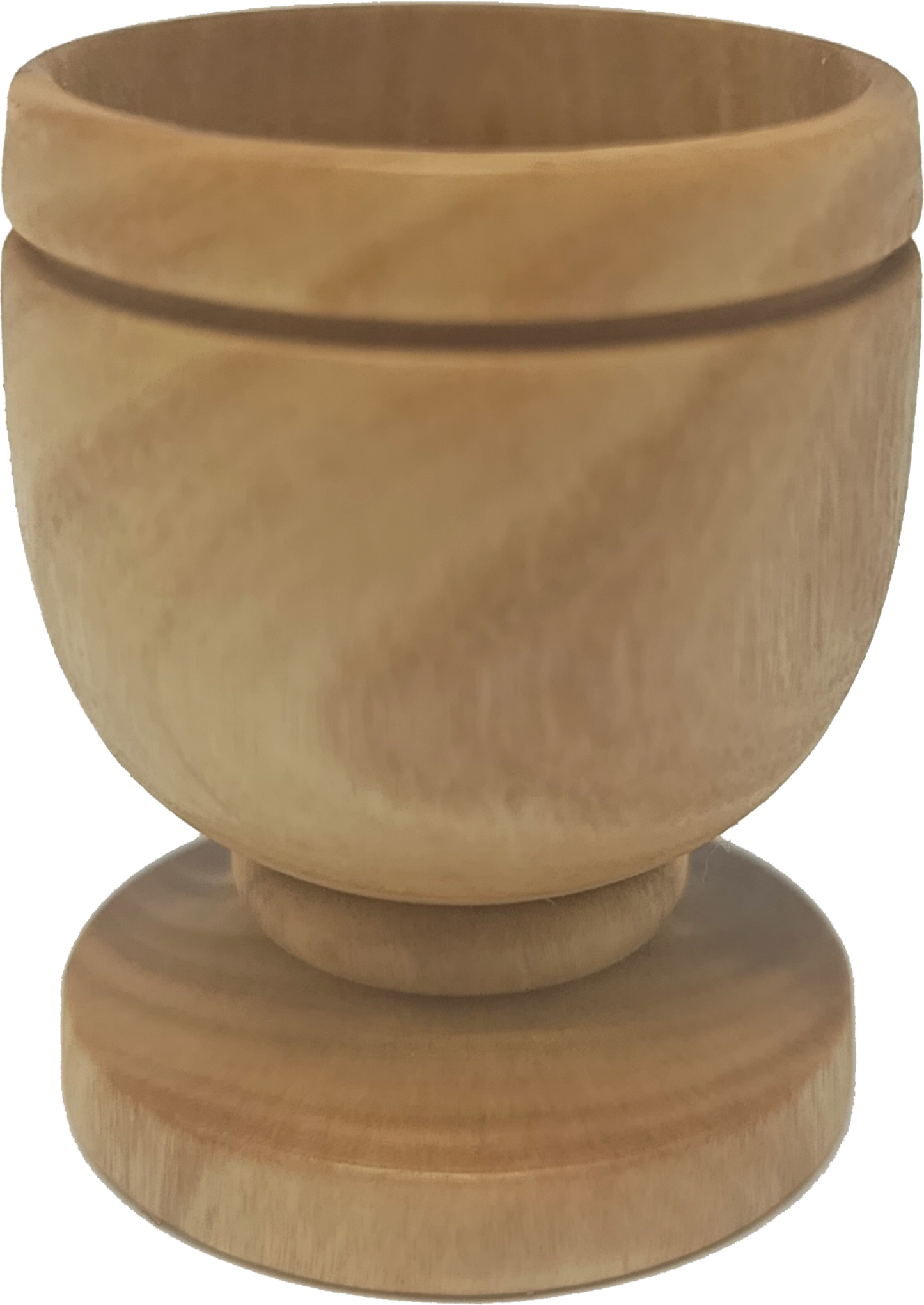 Handcrafted Olive Wood Cup from Bethlehem | Small Wooden Communion or Prayer mini Cup | Holy Land Artisan Craft | 1.57" x 1.38"