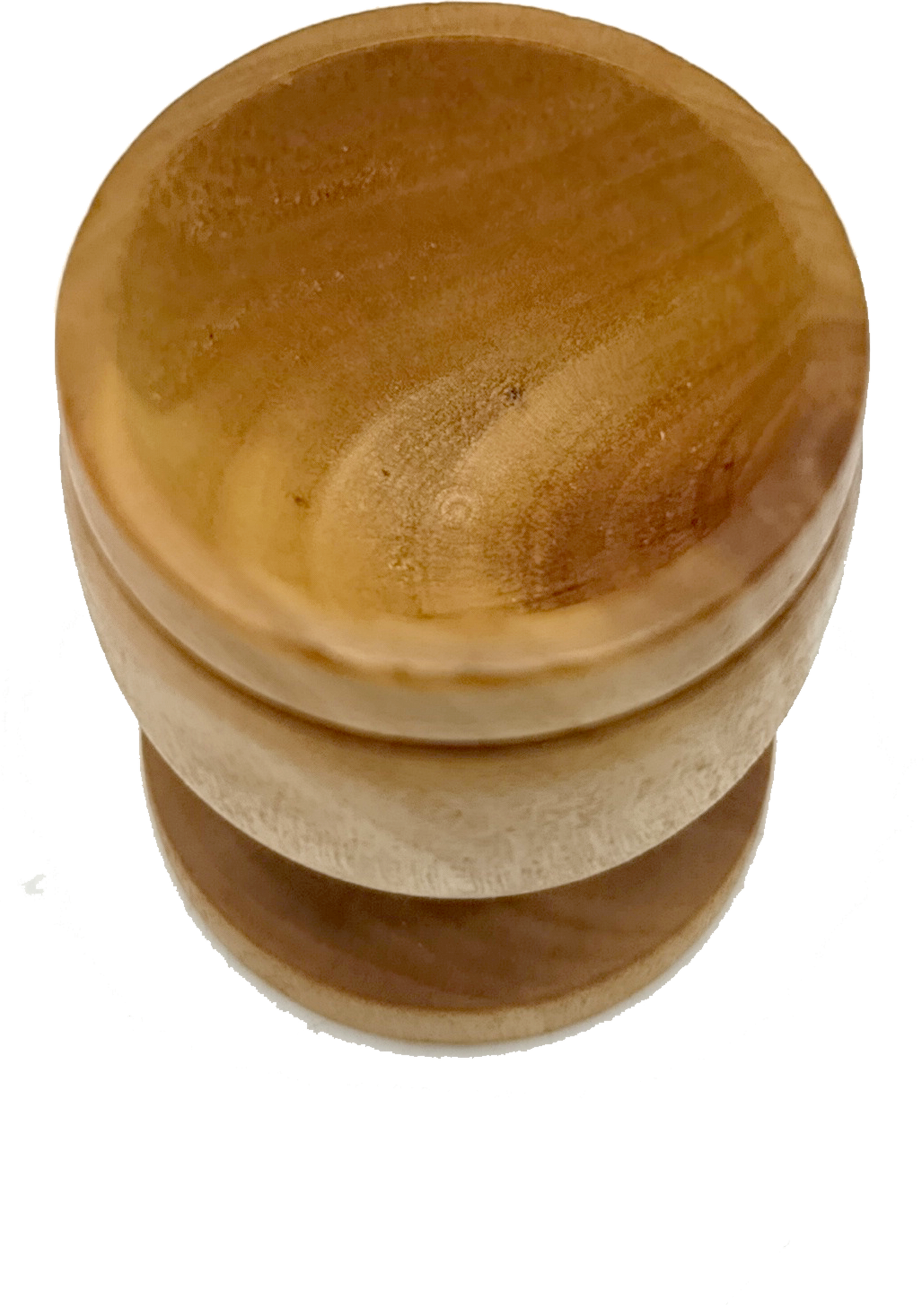 Handcrafted Olive Wood Cup from Bethlehem | Small Wooden Communion or Prayer mini Cup | Holy Land Artisan Craft | 1.57" x 1.38"