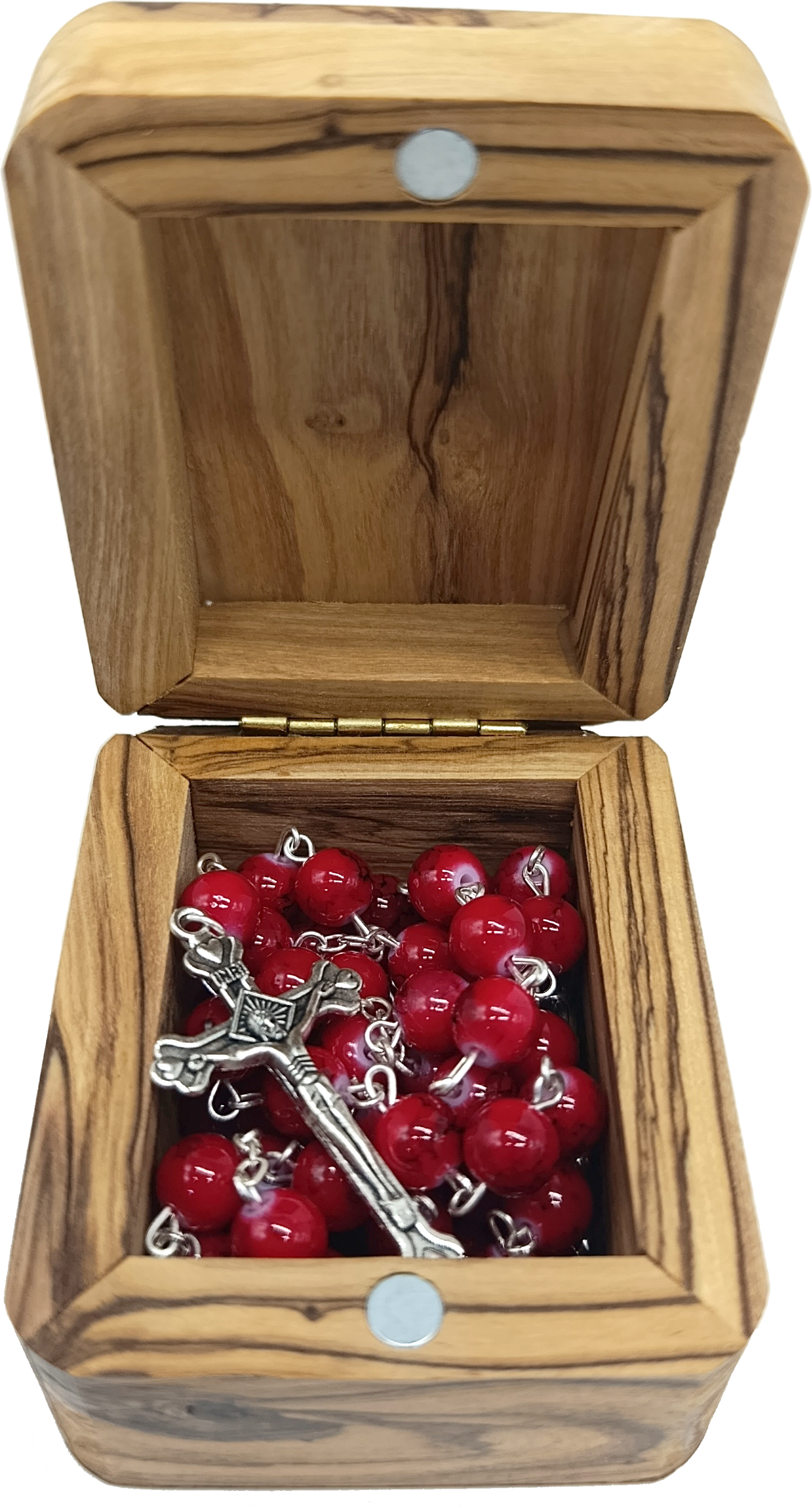 Catholic Prayer Rosary with Stone Beads – Choose Your Color