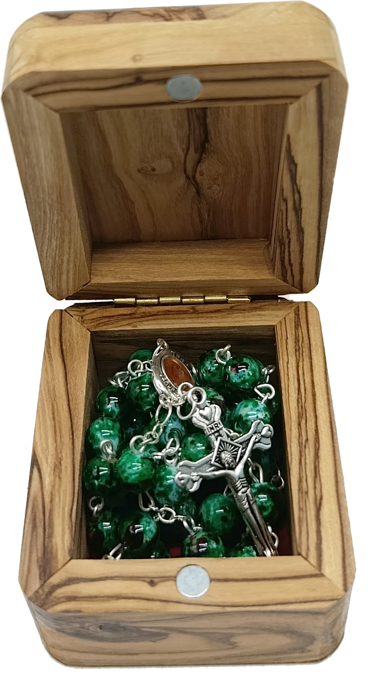 Catholic Prayer Rosary with Stone Beads – Choose Your Color