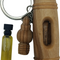 Handcrafted Olive Wood Keychain with Encased Pure Olive Oil – Unique and Symbolic Gift