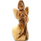 Zuluf Olive Wood Praying Angel Figure Handcrafted Decor 4.1 Inch