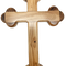 Bethlehem Olive Wood Cross Handcrafted with 14 Stations Design