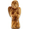 Faceless Olive Wood Angel Hand Carved in Bethlehem 4.8 Inch