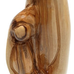 Bethlehem Olive Wood Holy Family Sculpture – Handcrafted Statue of Mother Mary, Baby Jesus & Joseph - Zuluf