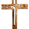Bethlehem Olive Wood Jesus Cross Handcrafted from Holy Land Olive Wood