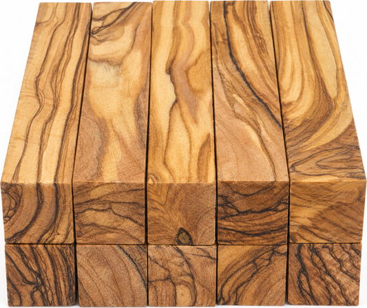 Olive Wood Pen Blanks Set of 10
