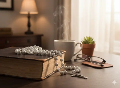 Catholic prayer rosary with stone beads – choose your color - rosaries