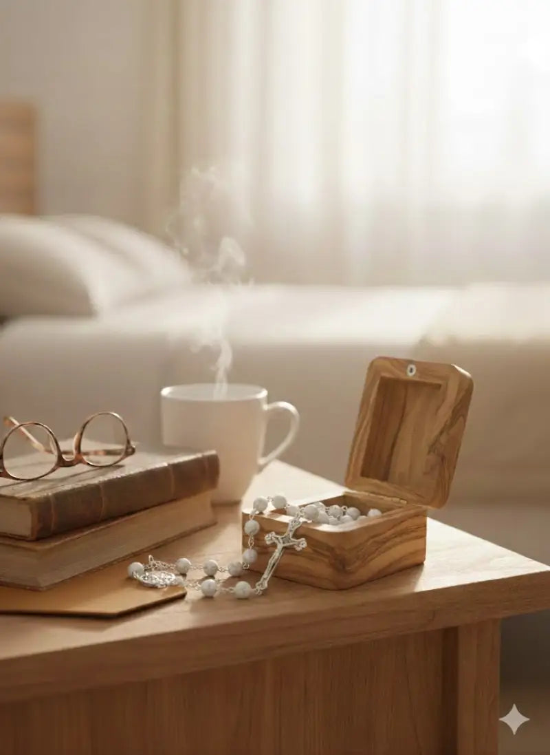 Catholic prayer rosary with stone beads – choose your color - rosaries