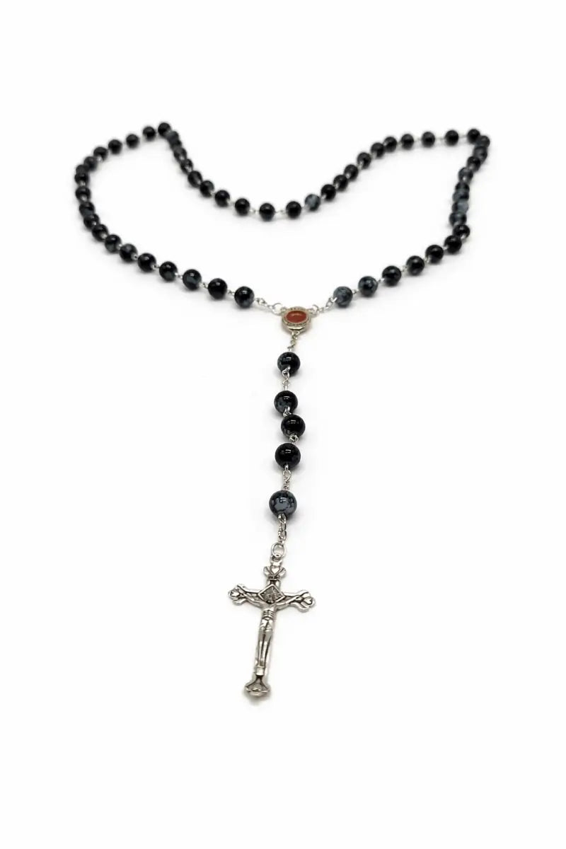Catholic prayer rosary with stone beads – choose your color - rosaries