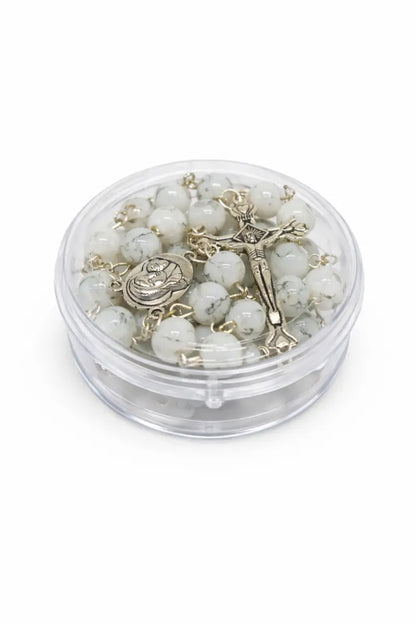 Catholic prayer rosary with stone beads – choose your color - rosaries