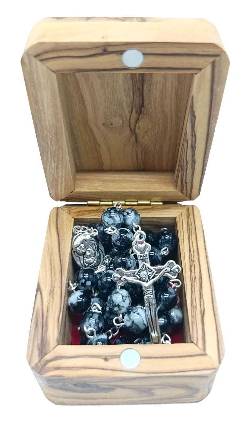 Catholic prayer rosary with stone beads – choose your color - rosaries