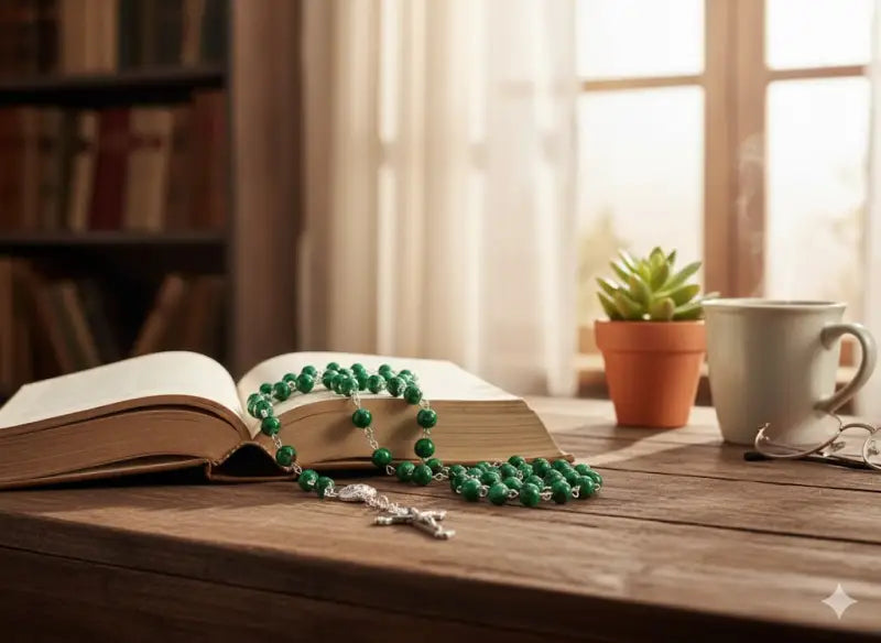 Catholic prayer rosary with stone beads – choose your color - rosaries