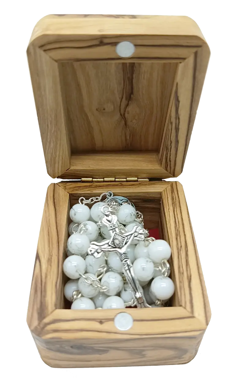 Catholic prayer rosary with stone beads – choose your color - rosaries