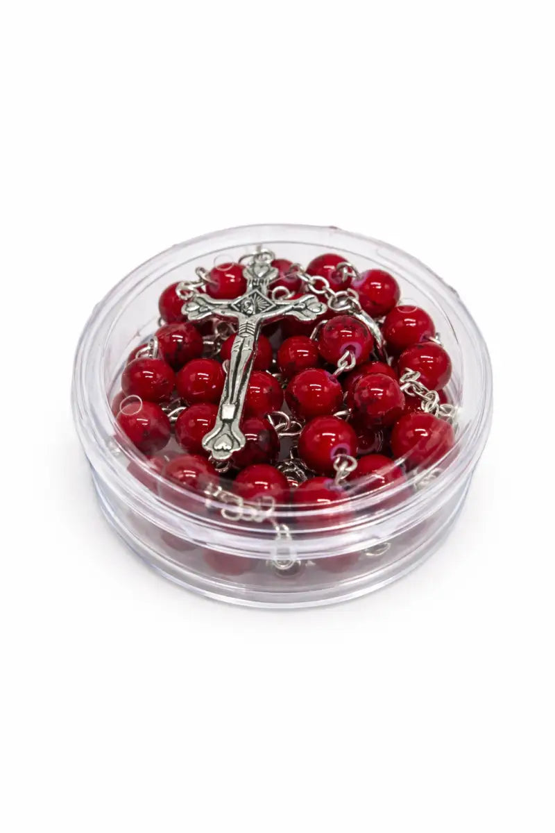 Catholic prayer rosary with stone beads – choose your color - rosaries