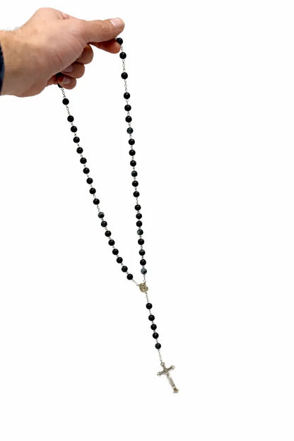 Catholic prayer rosary with stone beads – choose your color - rosaries