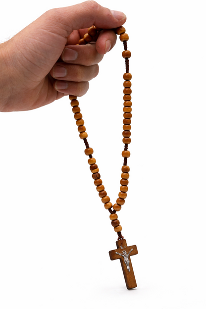 Handmade Olive Wood Rosary with Crucifix | Single or Set of 3 and 6 pieces Available
