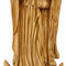 Large Hand-Carved Olive Wood Virgin Mary Statue from Bethlehem – 25.2" Handmade Holy Land Religious Sculpture